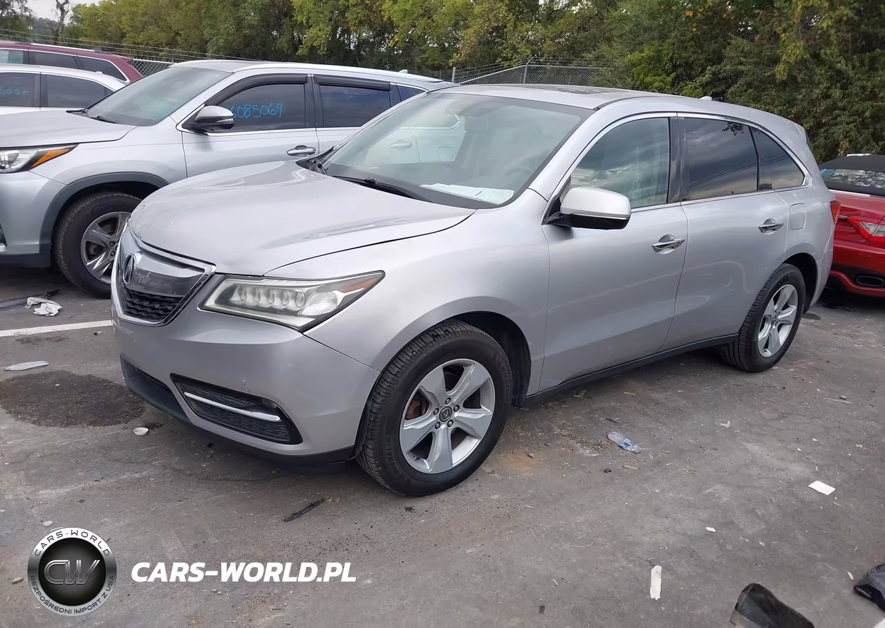 2015 Acura Mdx VIN:5FRYD3H2XFB011711 - 2