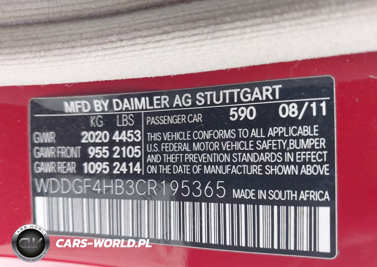 2012 Mercedes-Benz C 250 Luxury-Sport VIN:WDDGF4HB3CR195365 - 9