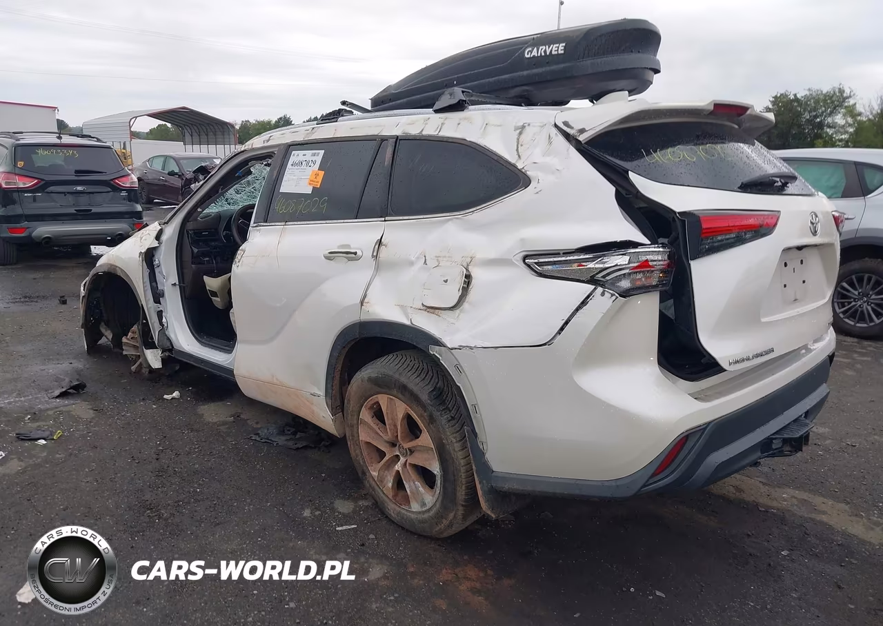 2021 Toyota Highlander Xle VIN:5TDGZRBHXMS138160 - 3