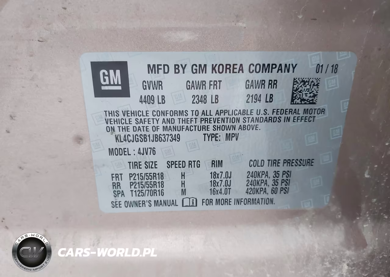 2018 Buick Encore Essence VIN:KL4CJGSB1JB637349 - 9
