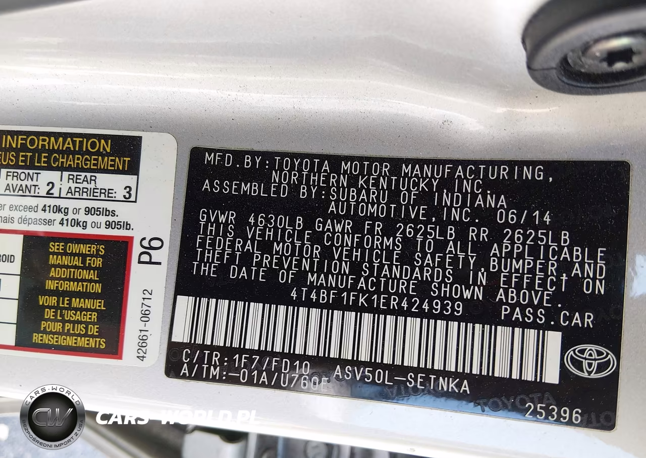 2014 Toyota Camry Le VIN:4T4BF1FK1ER424939 - 9