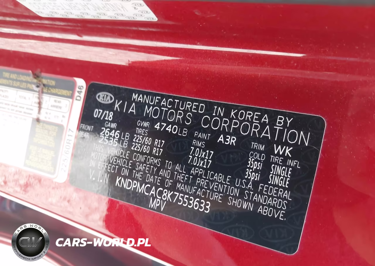 2019 Kia Sportage Lx VIN:KNDPMCAC8K7553633 - 9