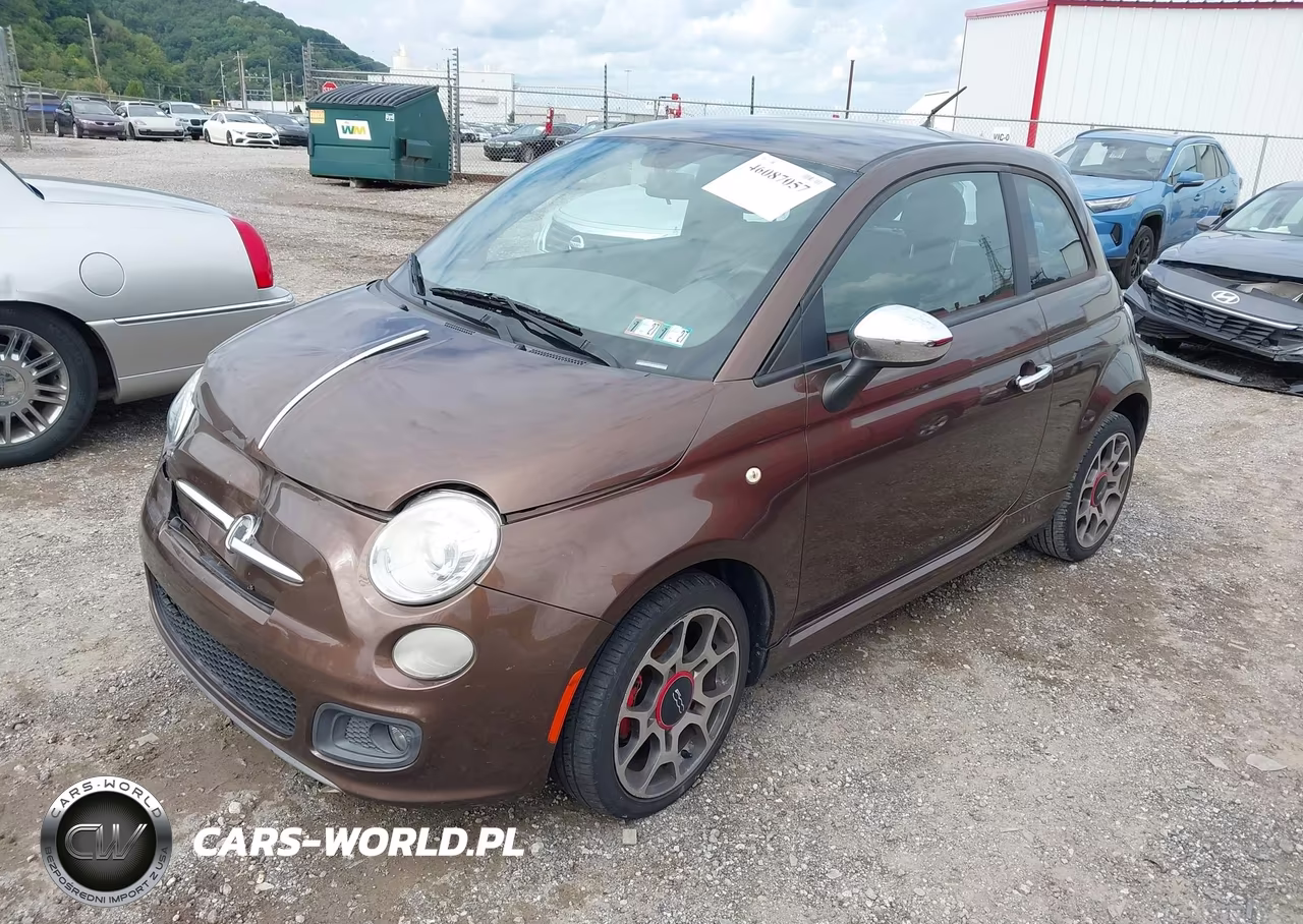 2012 Fiat 500 Sport VIN:3C3CFFBR5CT212432 - 2
