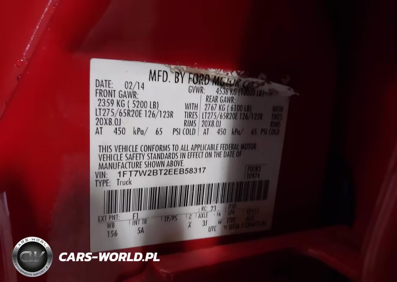 2014 Ford F-250 Lariat VIN:1FT7W2BT2EEB58317 - 9
