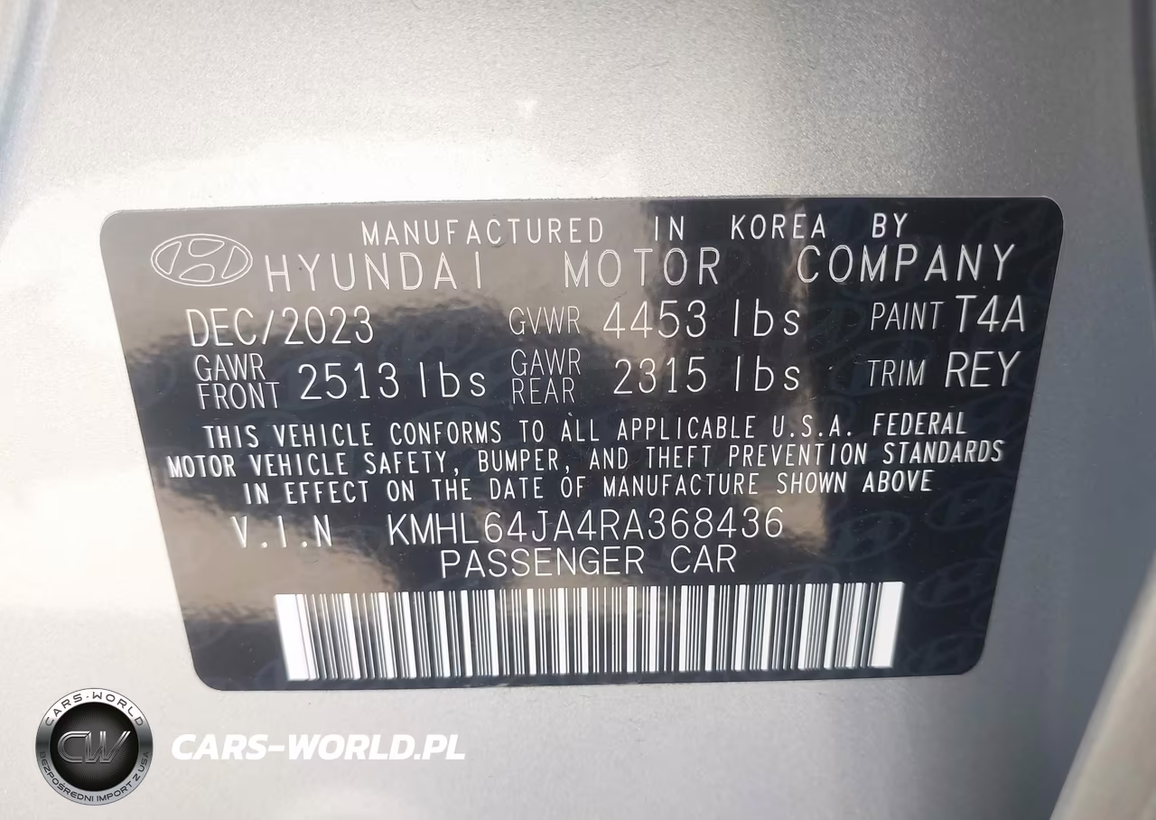 2024 Hyundai Sonata Sel VIN:KMHL64JA4RA368436 - 9