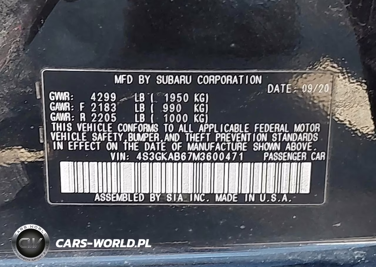 2021 Subaru Impreza Sedan VIN:4S3GKAB67M3600471 - 9