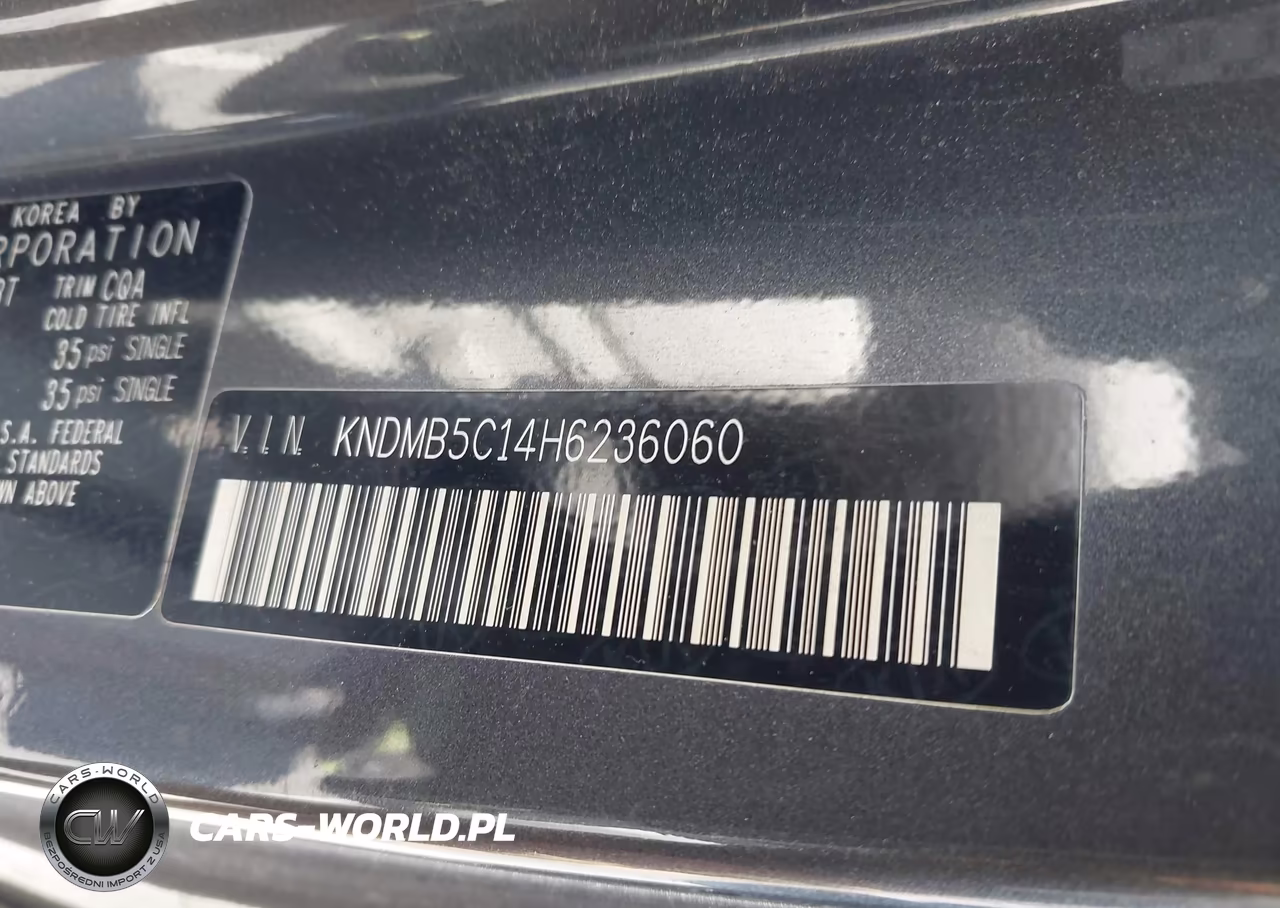 2017 Kia Sedona Lx VIN:KNDMB5C14H6236060 - 9