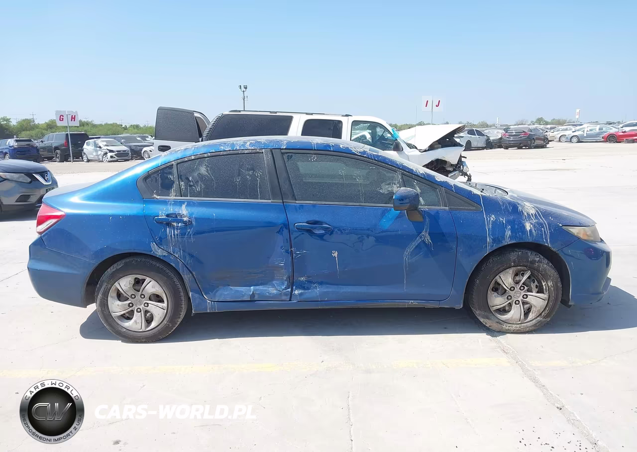 2014 Honda Civic Lx VIN:19XFB2F54EE026103 - 13