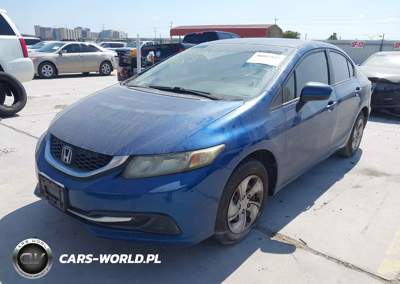 2014 Honda Civic Lx VIN:19XFB2F54EE026103 - 2