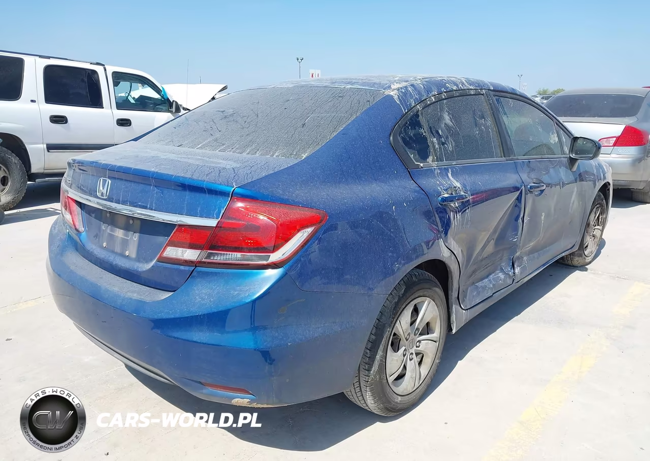 2014 Honda Civic Lx VIN:19XFB2F54EE026103 - 4