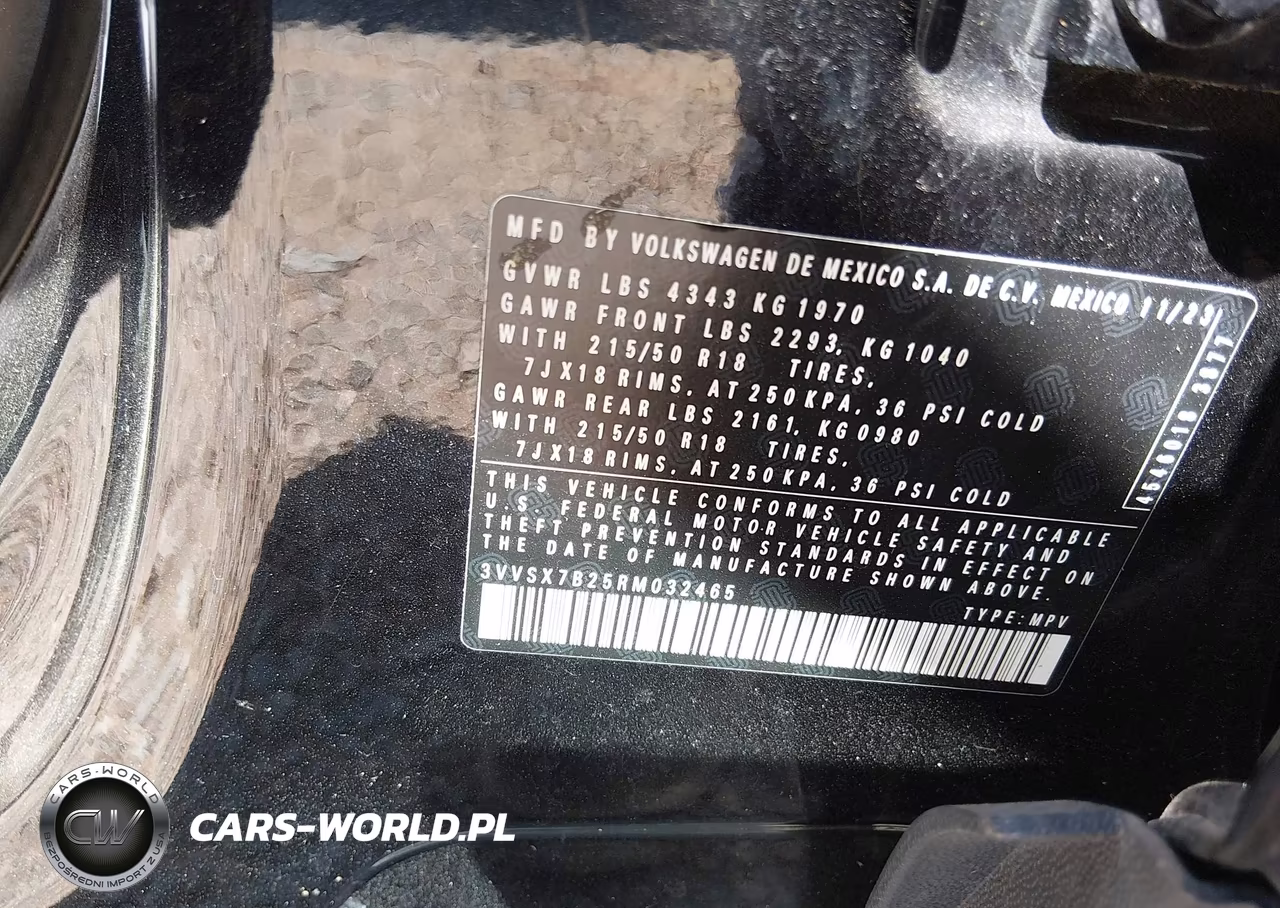 2024 Volkswagen Taos 1.5T Se VIN:3VVSX7B25RM032465 - 9