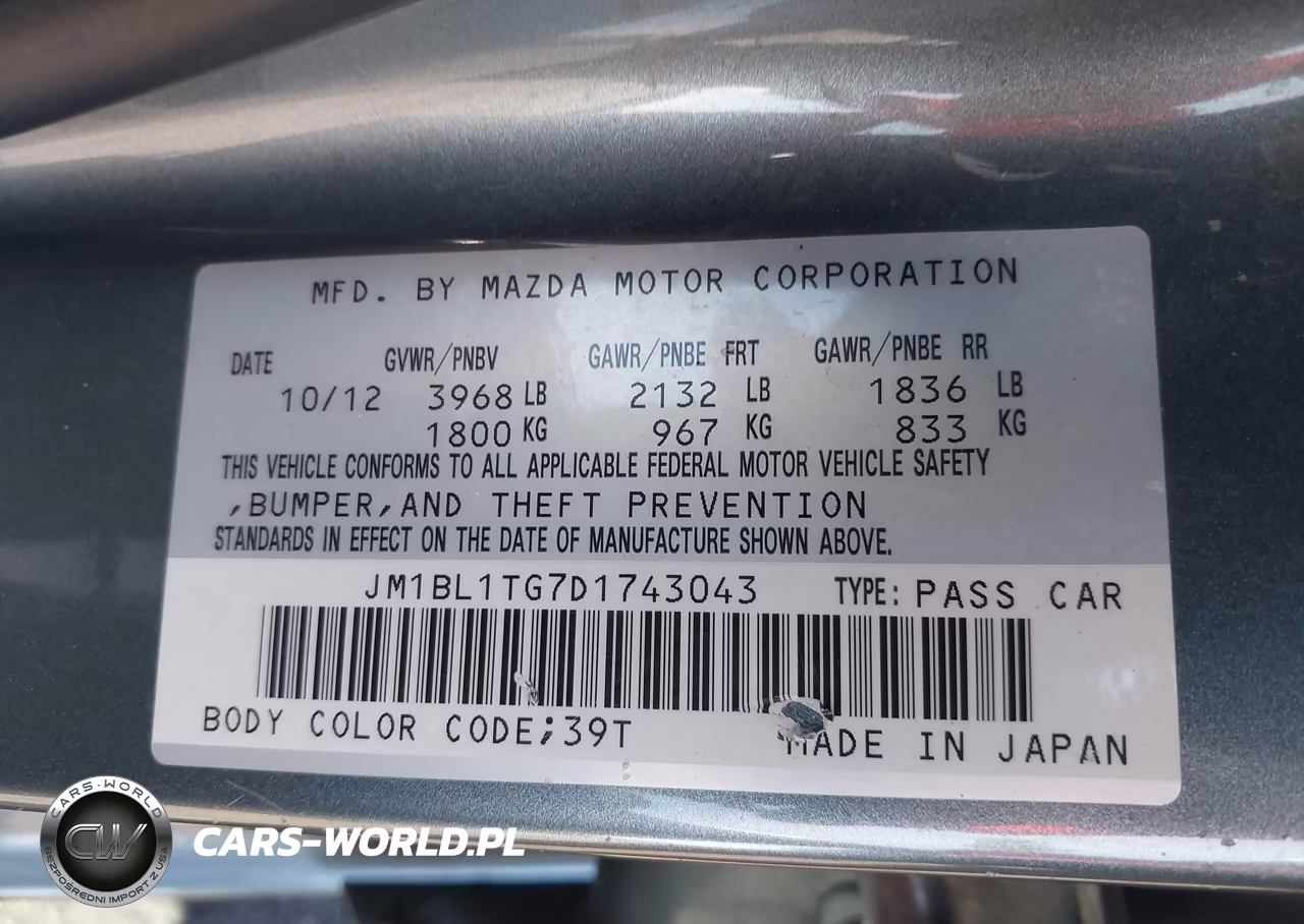 2013 Mazda Mazda3 I Sv VIN:JM1BL1TG7D1743043 - 9