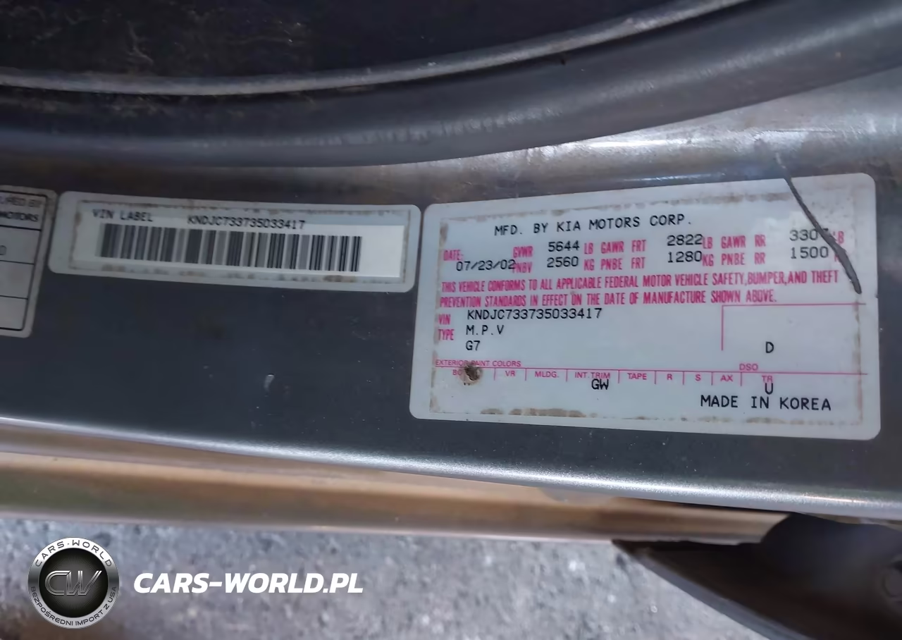 2003 Kia Sorento Ex-Lx VIN:KNDJC733735033417 - 9