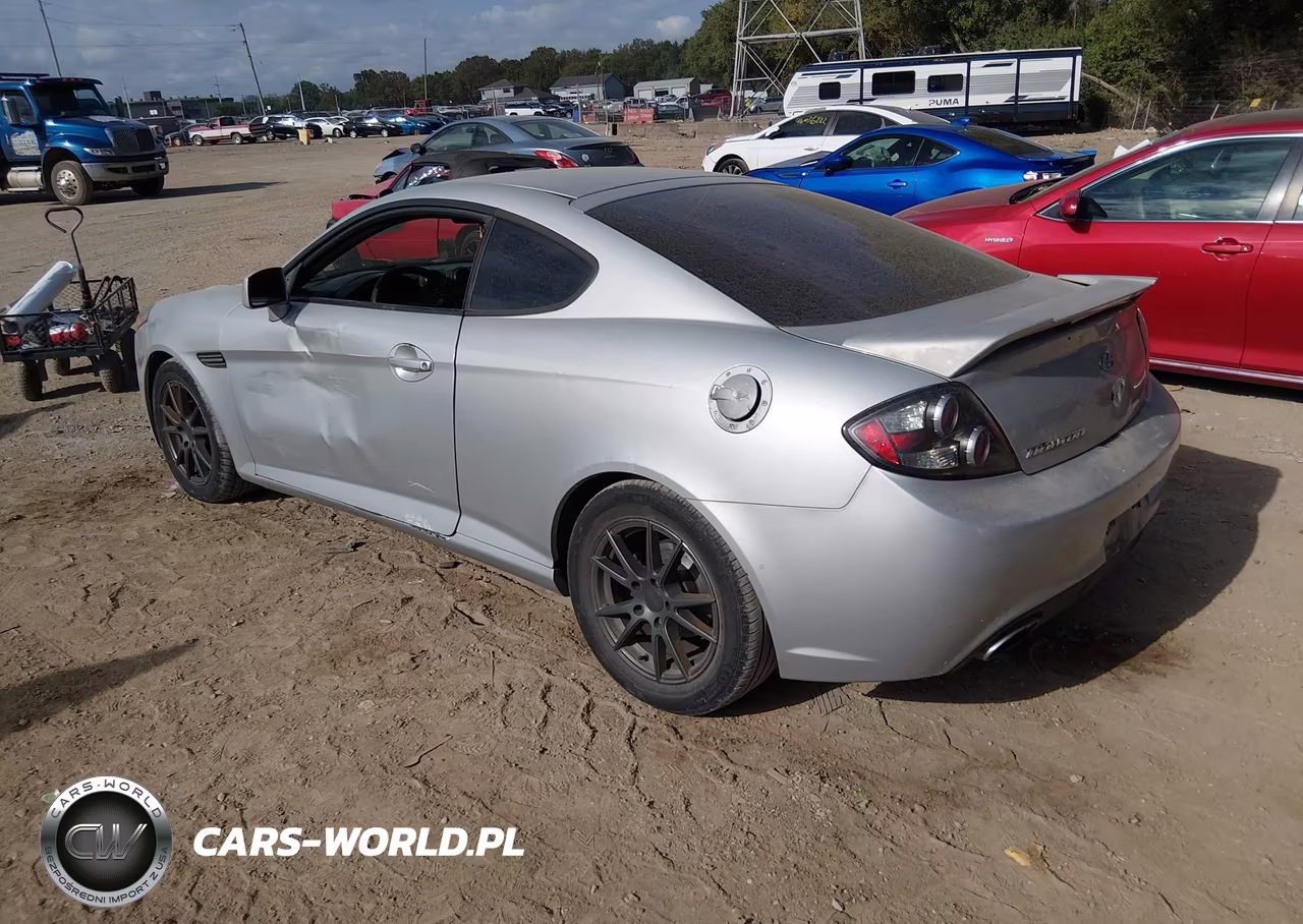 2008 Hyundai Tiburon Gs VIN:KMHHM66D48U265220 - 3
