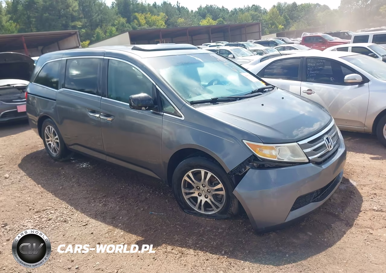 2011 Honda Odyssey Ex-L VIN:5FNRL5H64BB065927 - 1