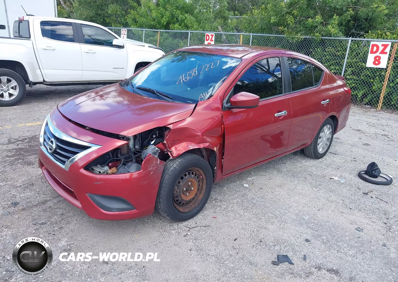 2017 Nissan Versa 1.6 Sv VIN:3N1CN7AP4HL817122 - 2