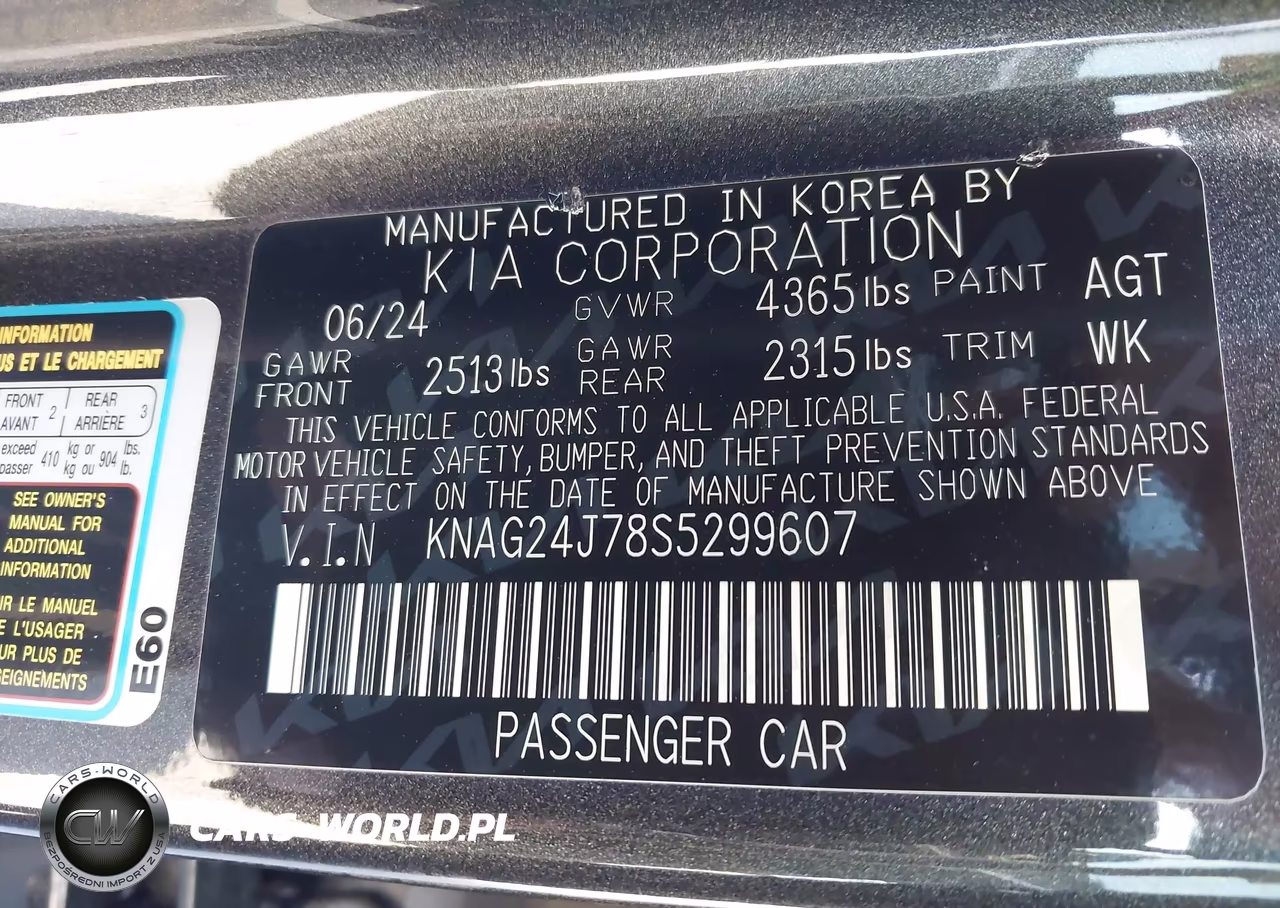 2025 Kia K5 Lxs VIN:KNAG24J78S5299607 - 9