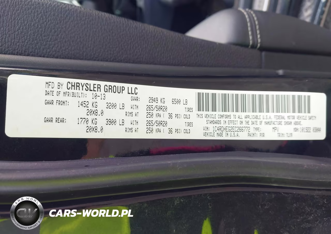 2014 Dodge Durango Citadel VIN:1C4RDHEG2EC266772 - 9