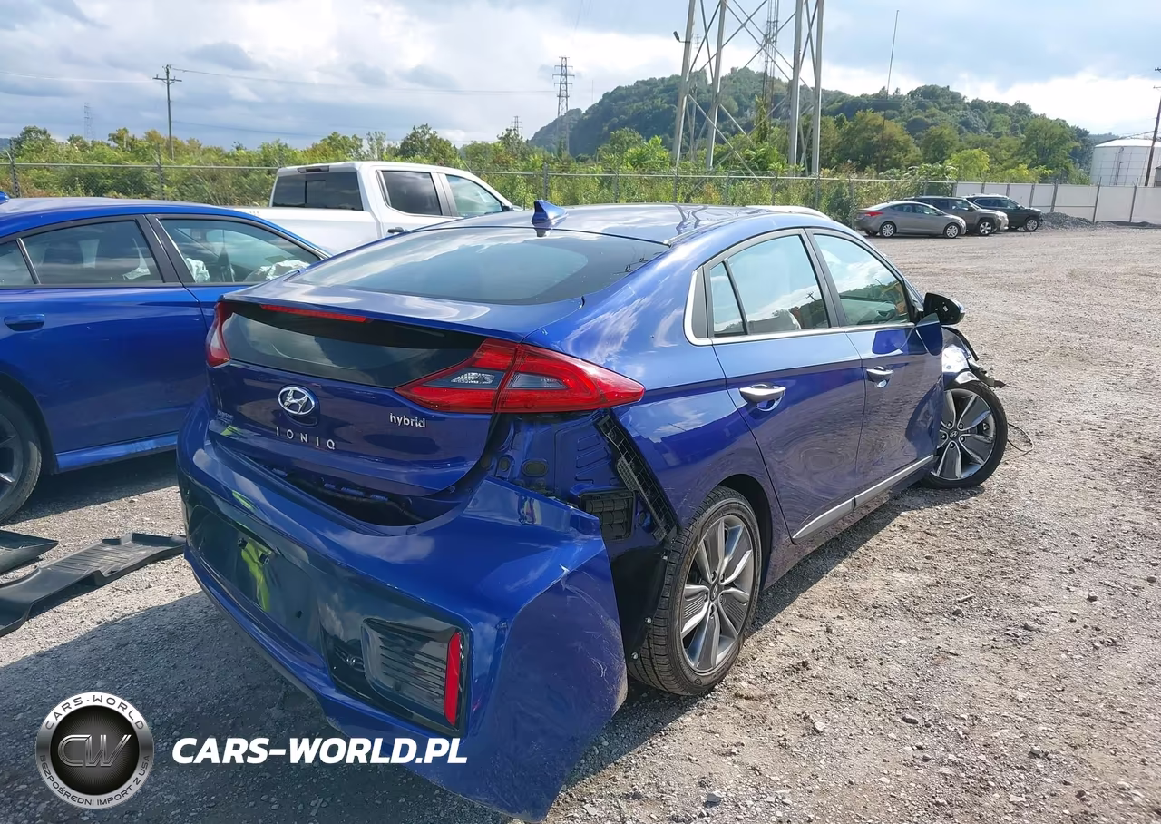 2019 Hyundai Ioniq Hybrid Limited VIN:KMHC05LCXKU137213 - 4