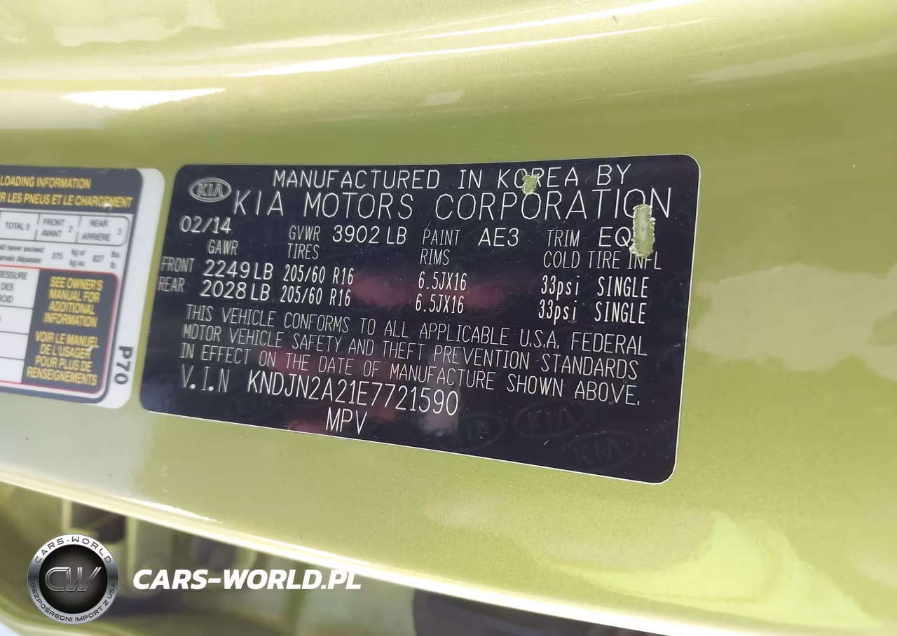 2014 Kia Soul VIN:KNDJN2A21E7721590 - 9