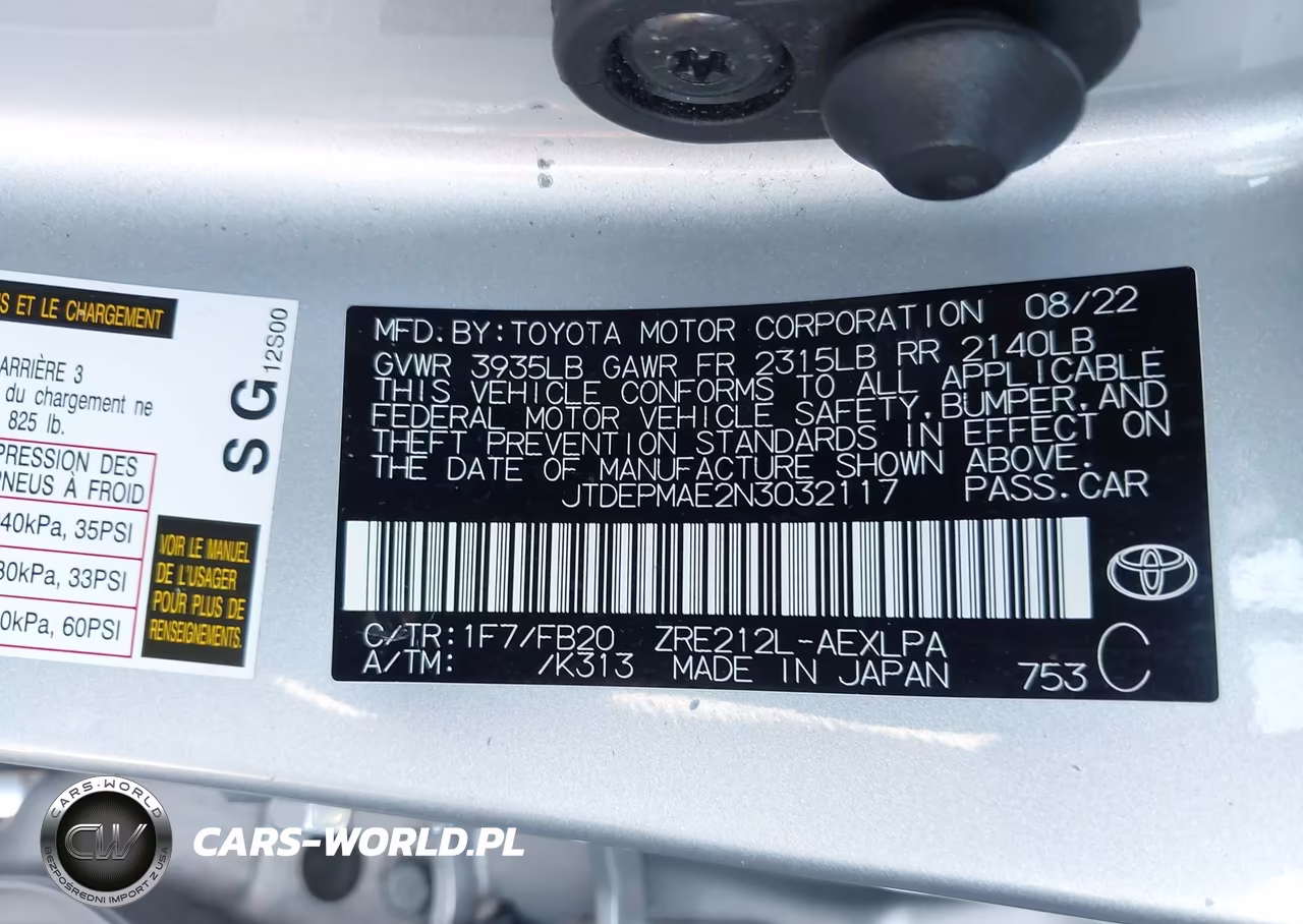 2022 Toyota Corolla Le VIN:JTDEPMAE2N3032117 - 9