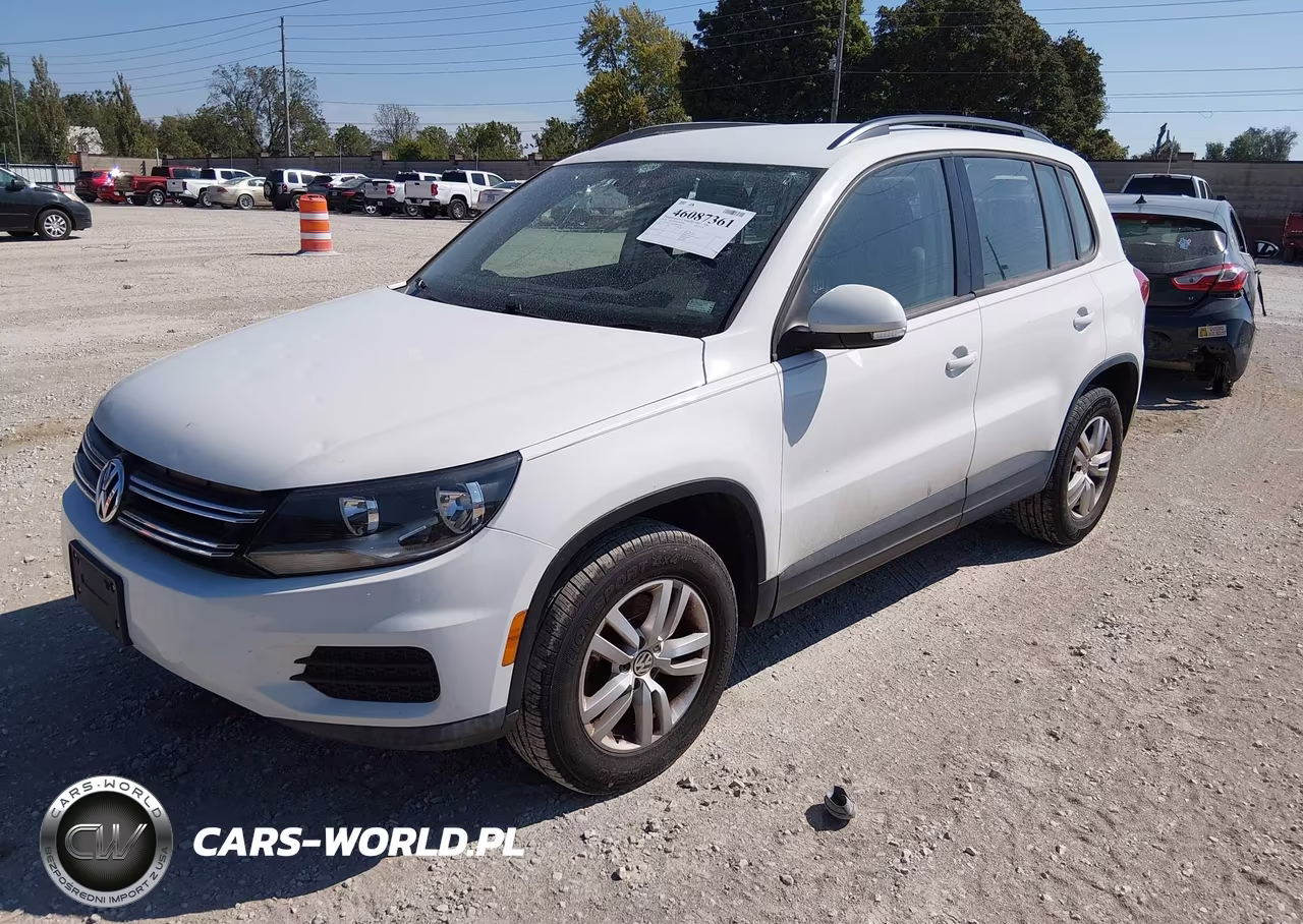 2016 Volkswagen Tiguan S VIN:WVGAV7AX3GW006386 - 2