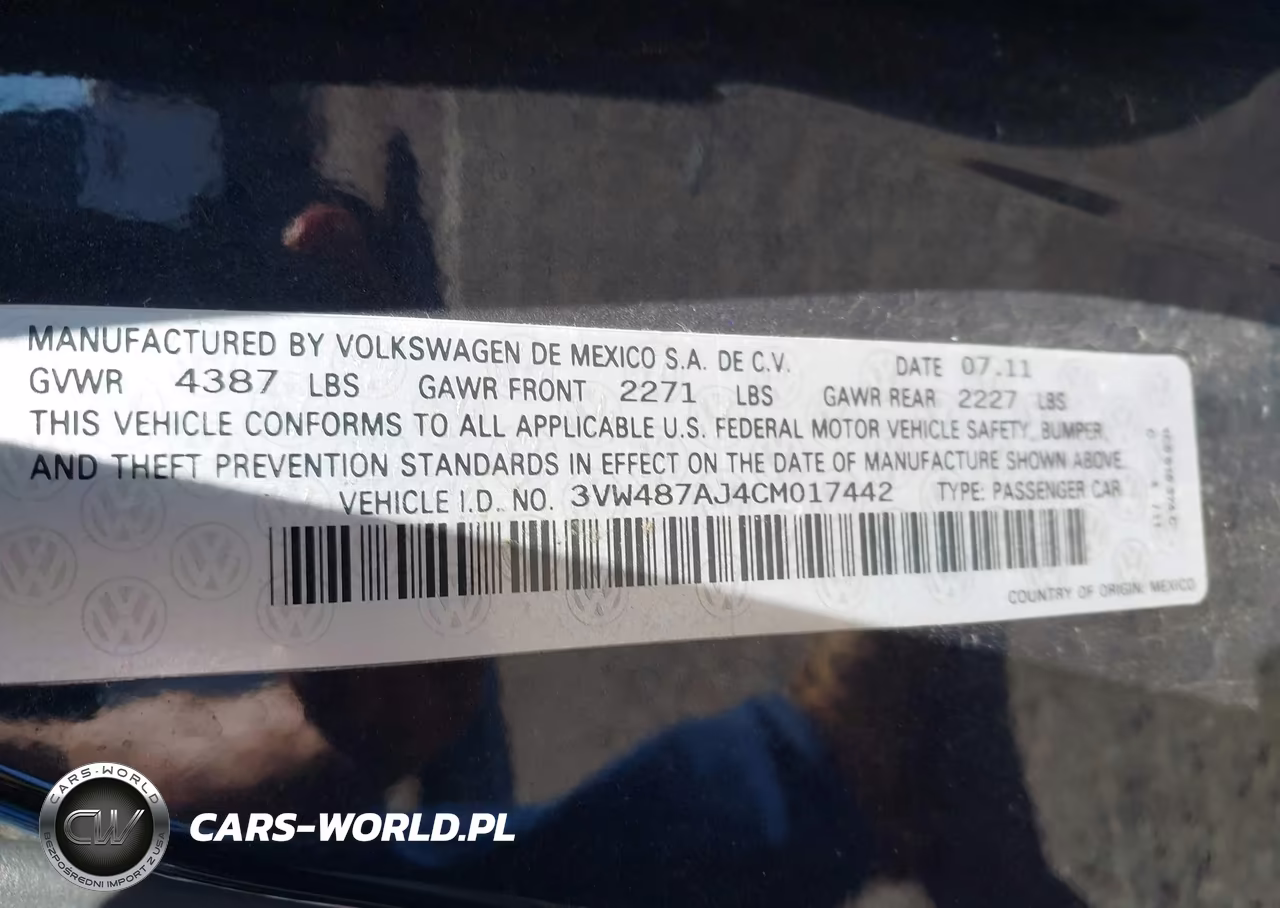 2012 Volkswagen Jetta Gli Autobahn VIN:3VW487AJ4CM017442 - 9
