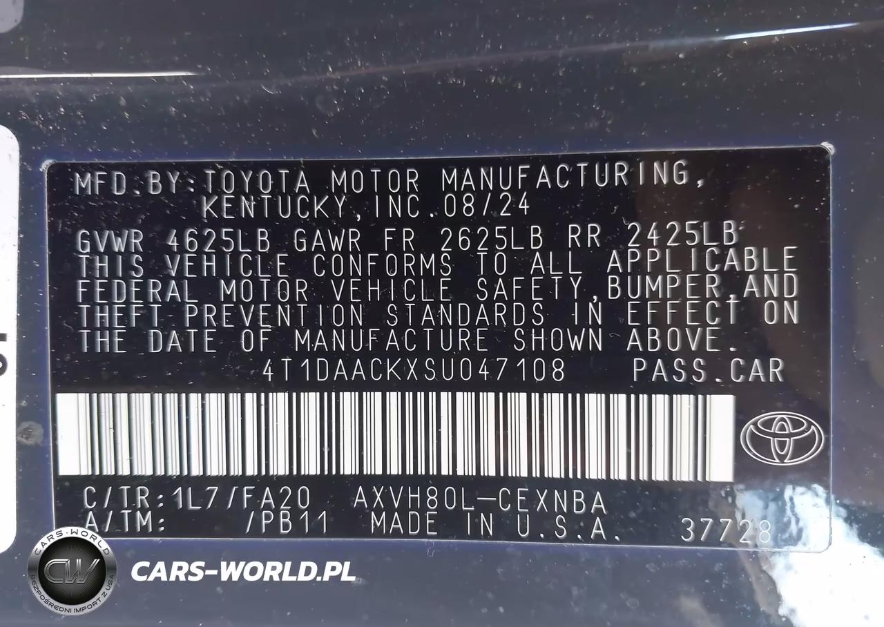2025 Toyota Camry Le VIN:4T1DAACKXSU047108 - 9