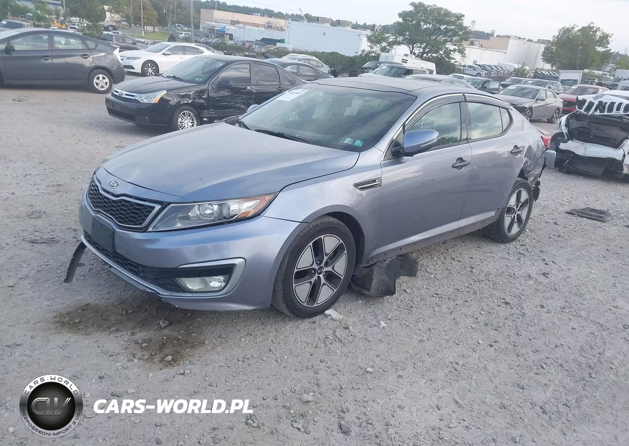 2011 Kia Optima Hybrid VIN:KNAGM4AD2B5000449 - 2