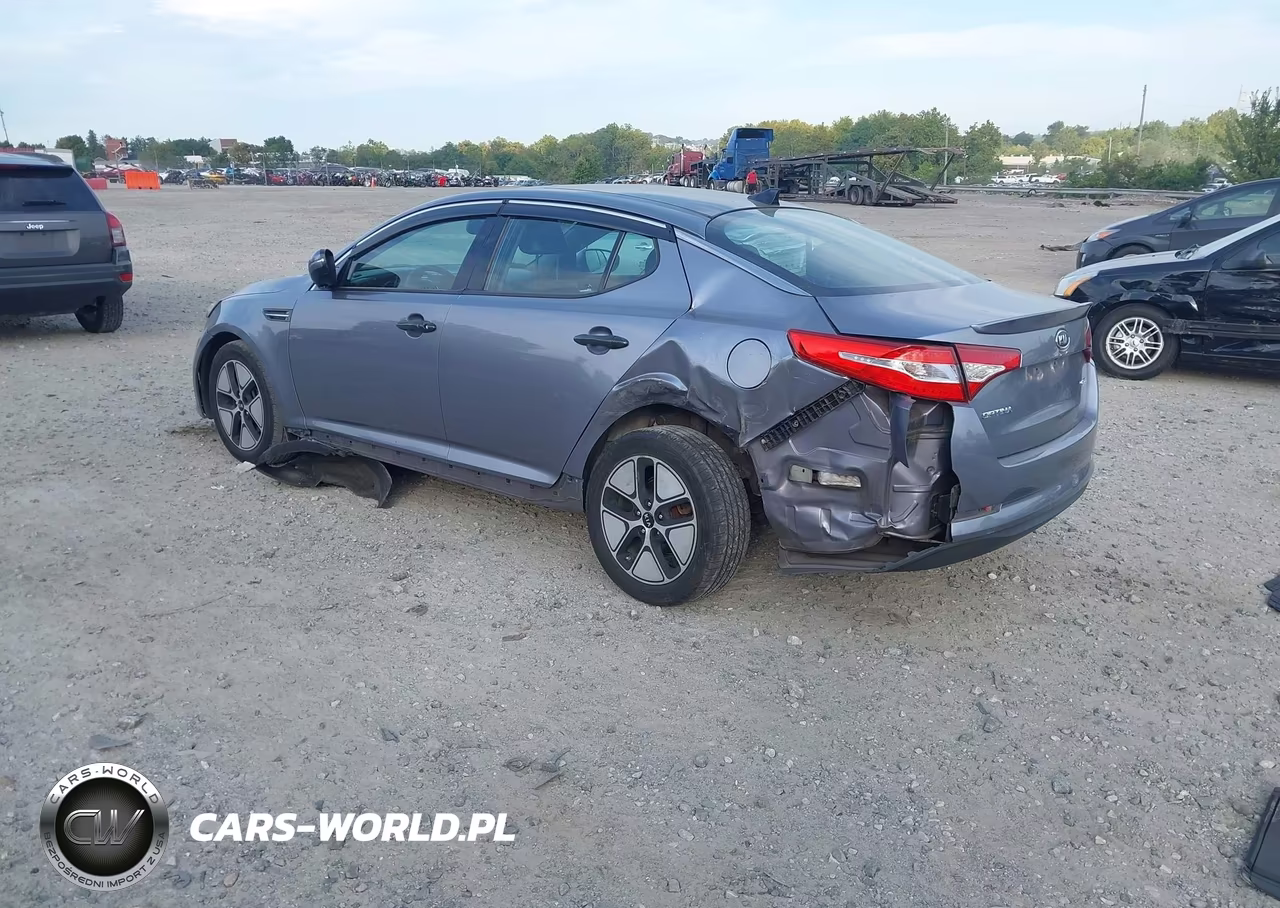 2011 Kia Optima Hybrid VIN:KNAGM4AD2B5000449 - 3