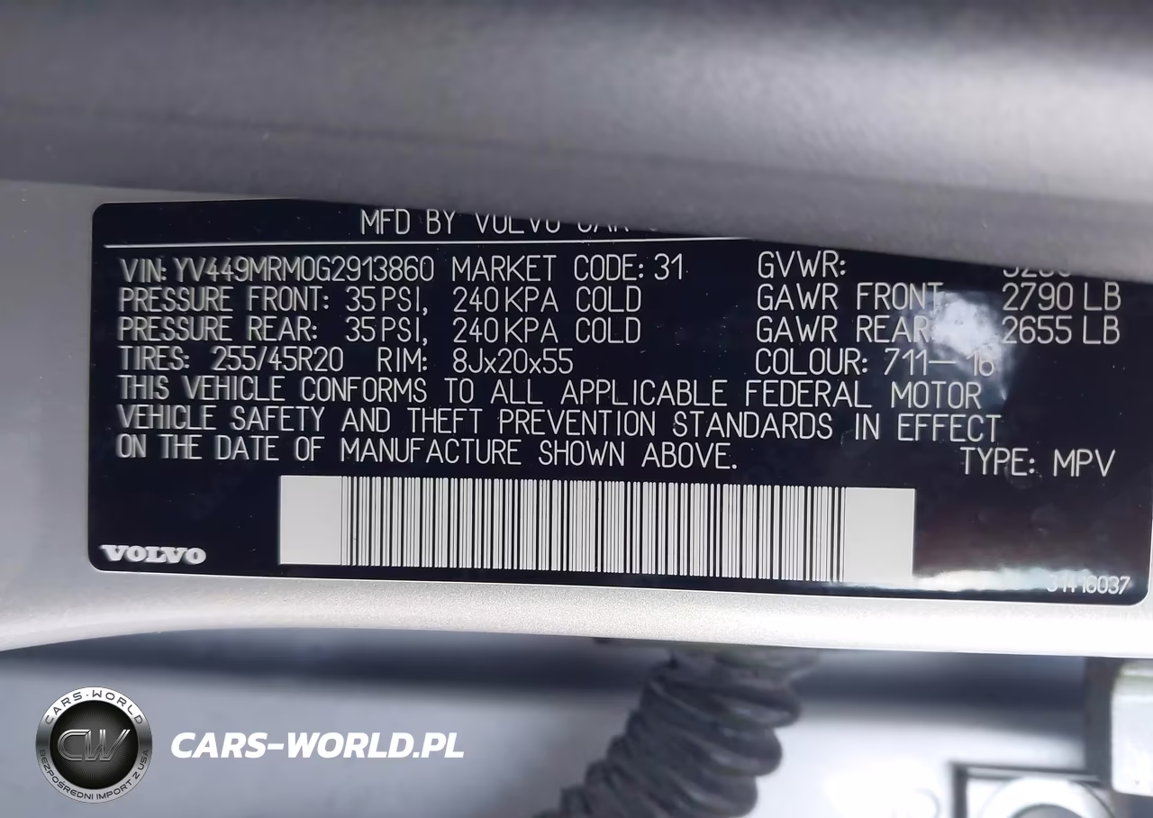 2016 Volvo Xc60 T6 Drive-E Platinum VIN:YV449MRM0G2913860 - 9