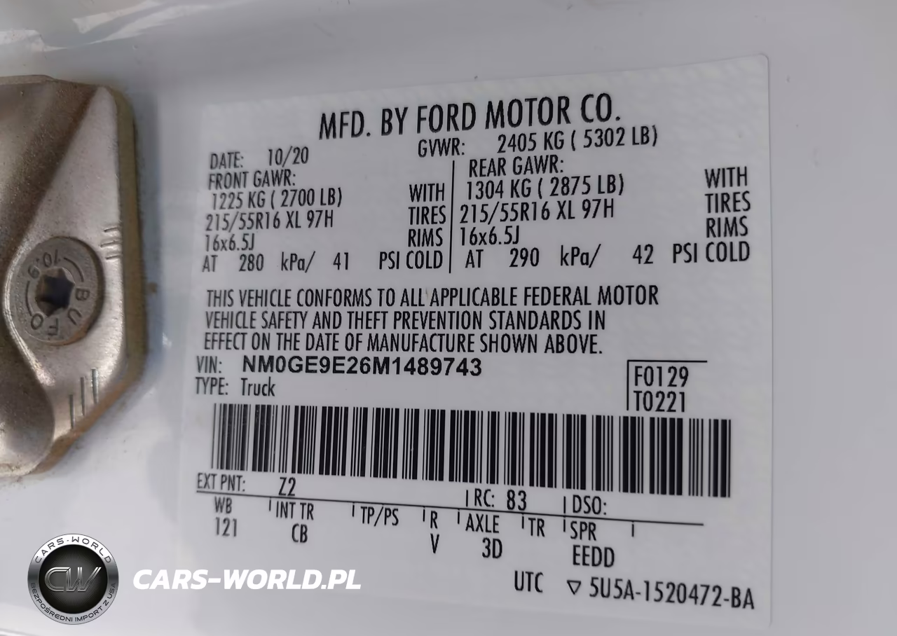 2021 Ford Transit Connect Xl Passenger VIN:NM0GE9E26M1489743 - 9