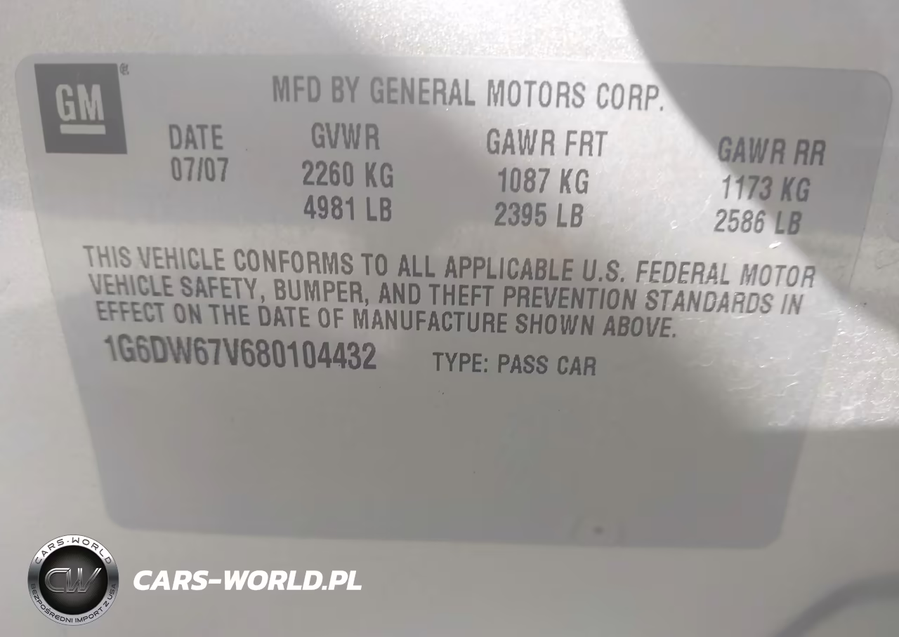 2008 Cadillac Sts V6 VIN:1G6DW67V680104432 - 9