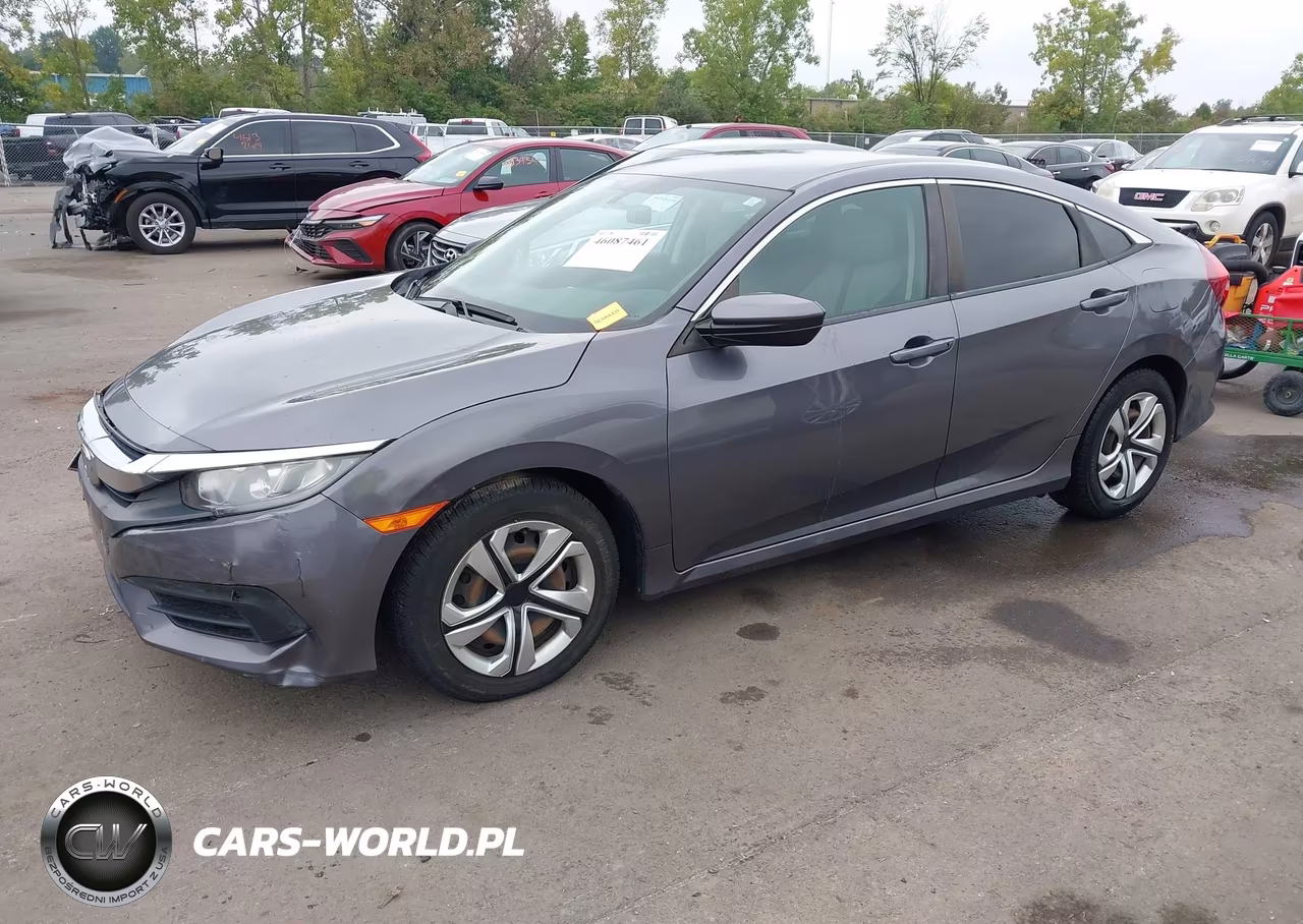 2017 Honda Civic Lx VIN:19XFC2F54HE035398 - 2