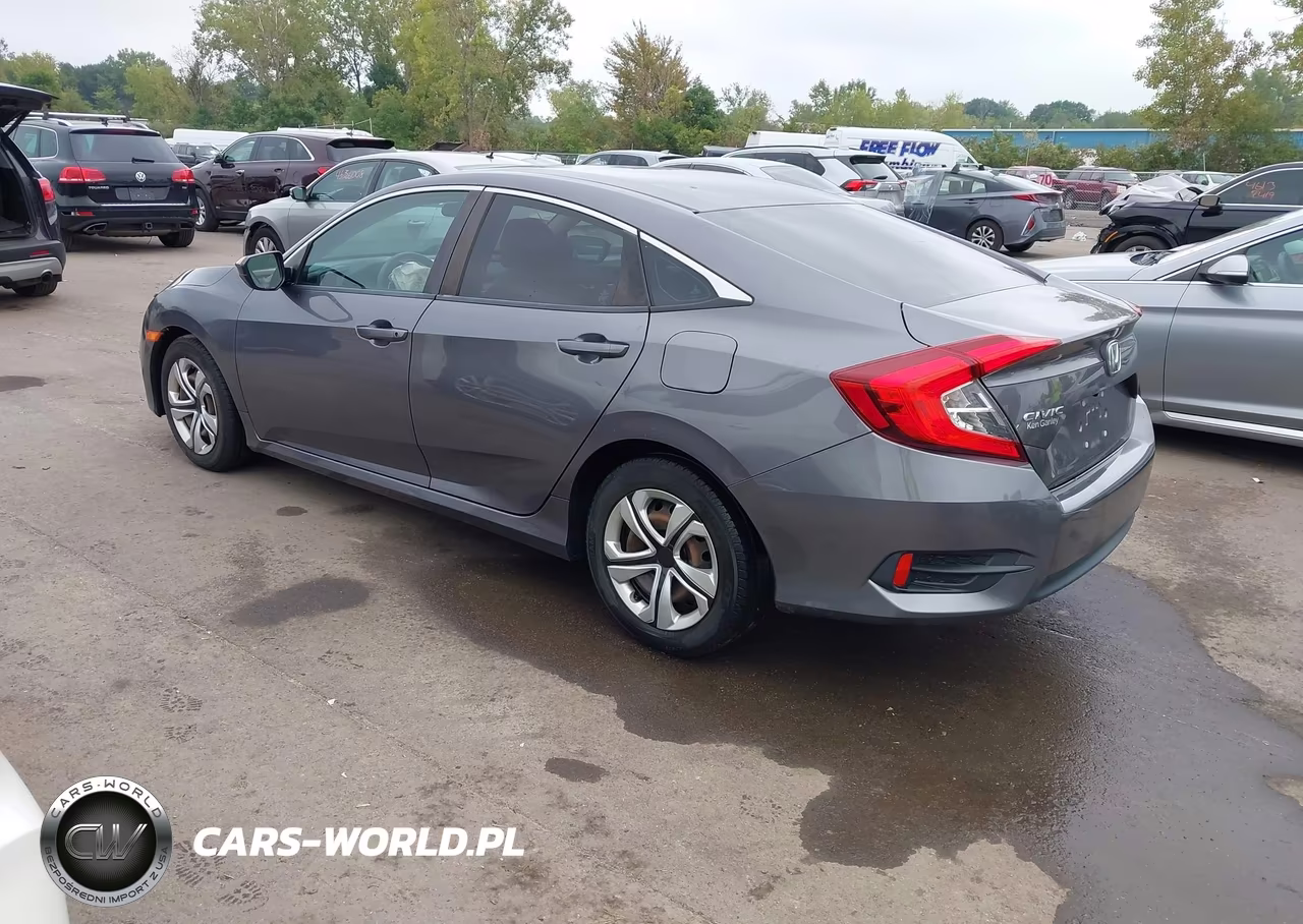 2017 Honda Civic Lx VIN:19XFC2F54HE035398 - 3