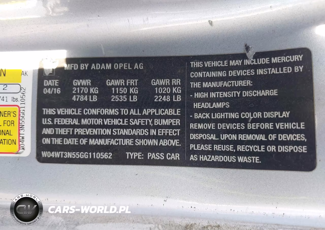 2016 Buick Cascada Premium VIN:W04WT3N55GG110562 - 9