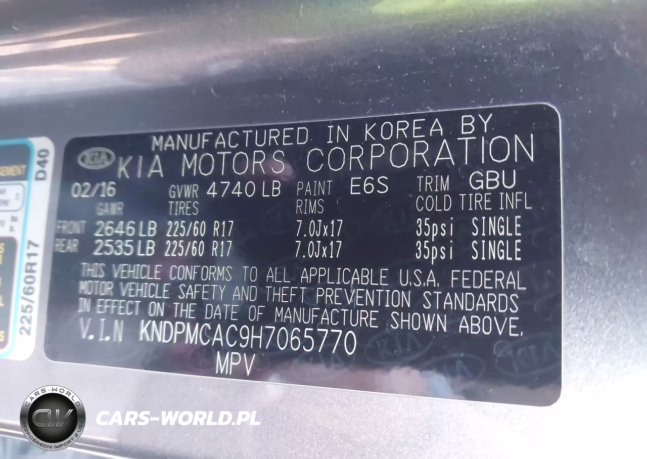 2017 Kia Sportage Lx VIN:KNDPMCAC9H7065770 - 9