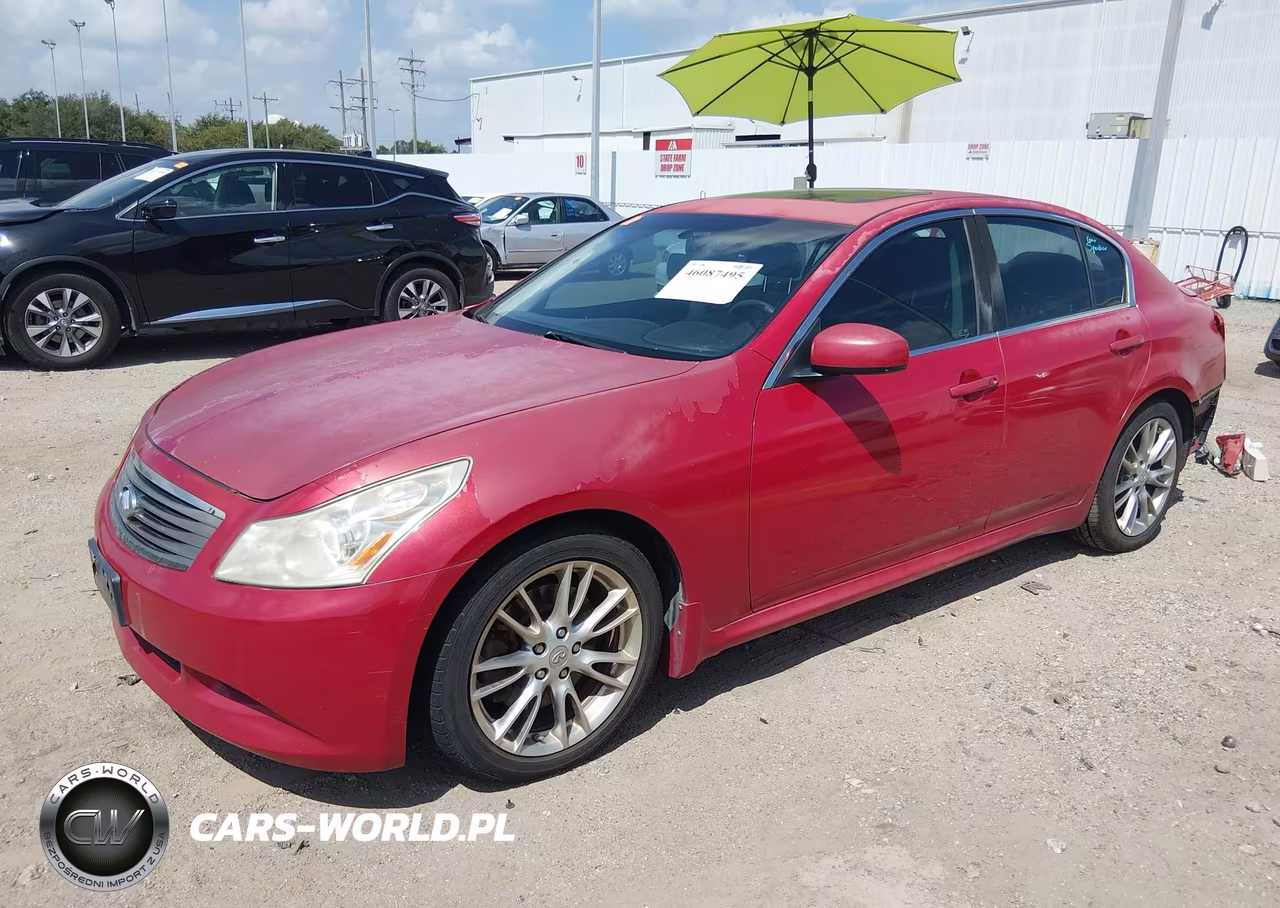 2007 Infiniti G35 Sport VIN:JNKBV61E17M722165 - 2
