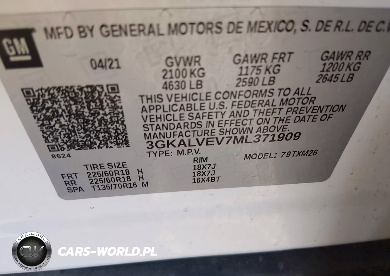 2021 GMC Terrain Awd Slt VIN:3GKALVEV7ML371909 - 9