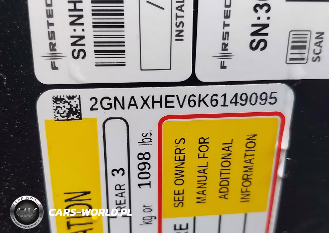 2019 Chevrolet Equinox Ls VIN:2GNAXHEV6K6149095 - 9