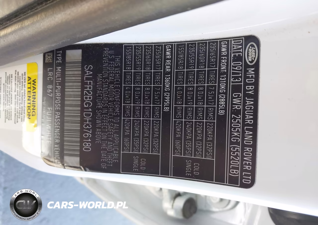 2013 Land Rover Lr2 VIN:SALFR2BG1DH376180 - 9