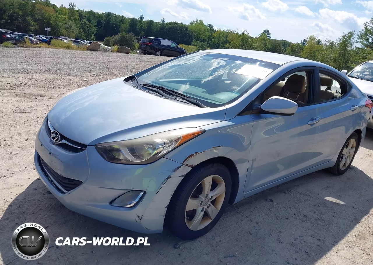 2013 Hyundai Elantra Gls VIN:KMHDH4AE0DU624127 - 2