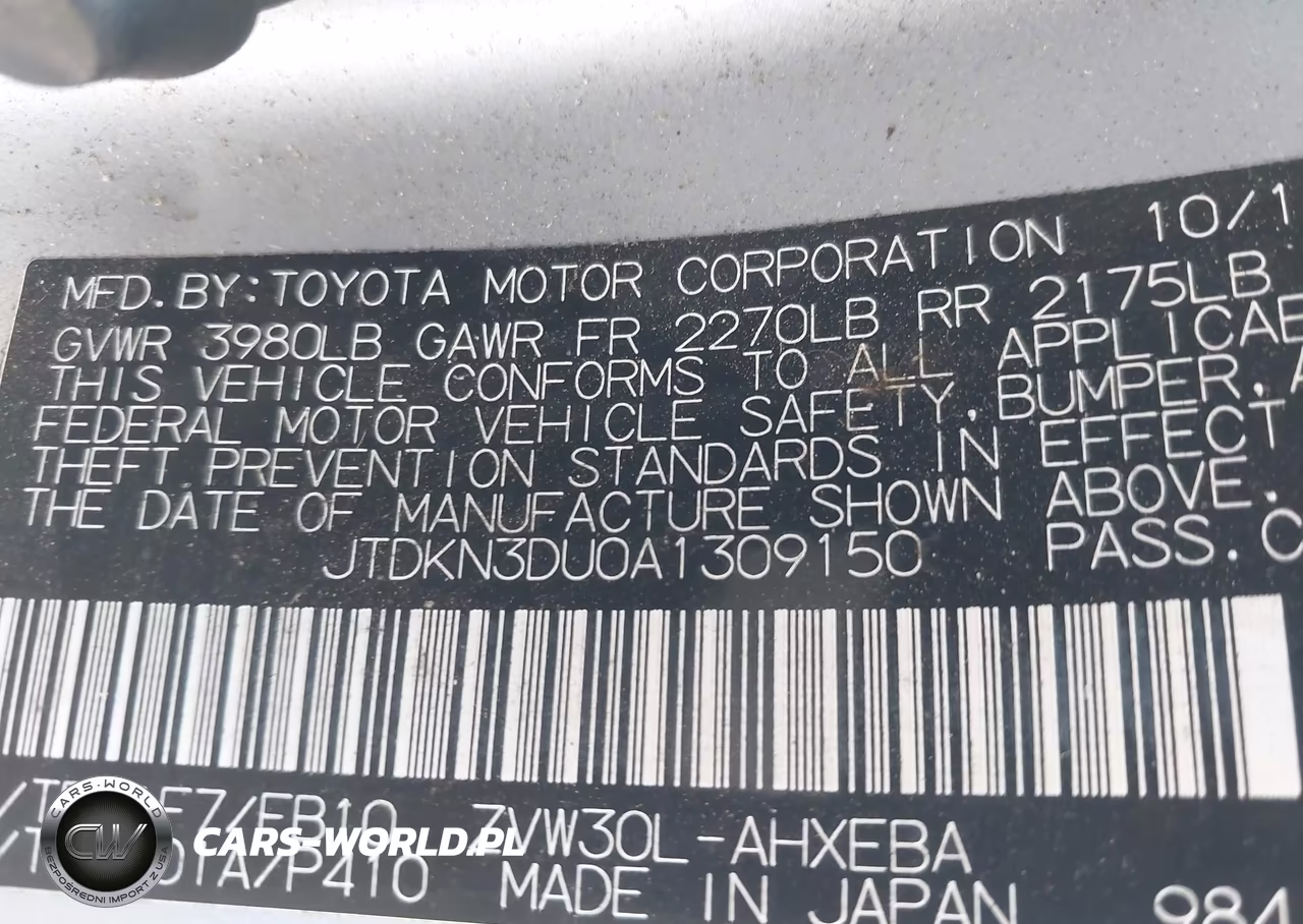 2010 Toyota Prius Ii VIN:JTDKN3DU0A1309150 - 9