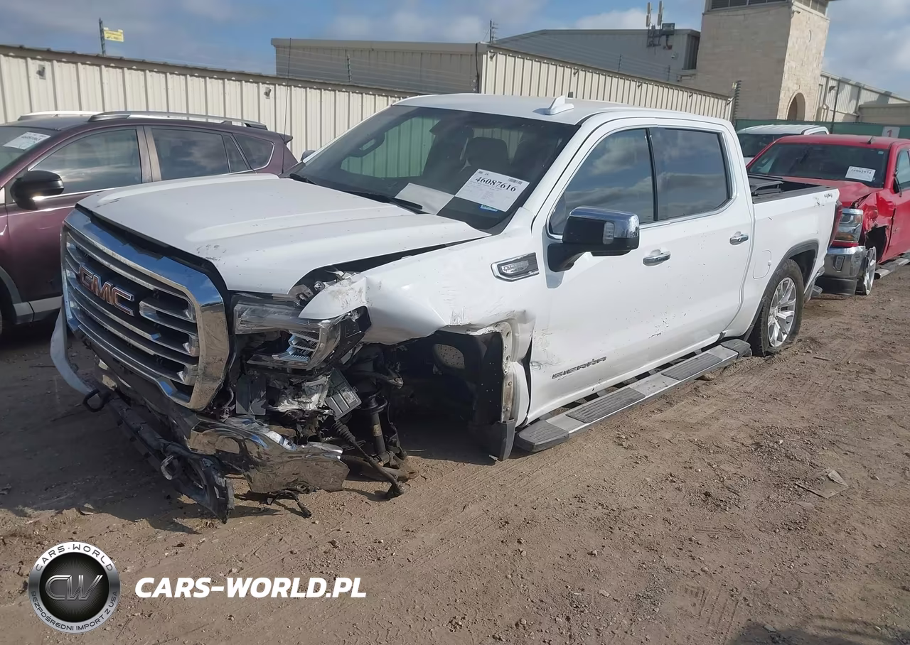2021 GMC Sierra 1500 4Wd Short Box Slt VIN:3GTU9DET5MG176495 - 2