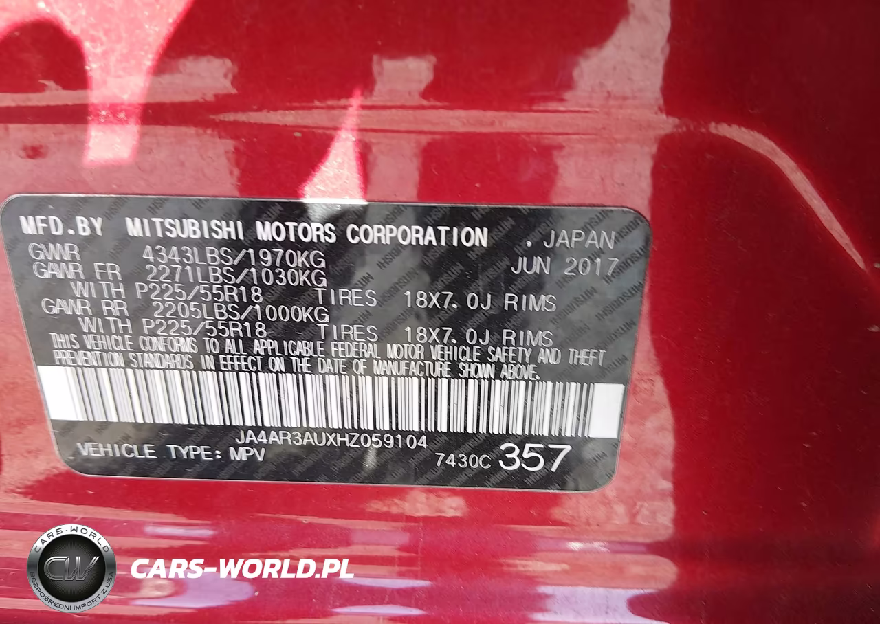 2017 Mitsubishi Outlander Sport 2.0 Le VIN:JA4AR3AUXHZ059104 - 9