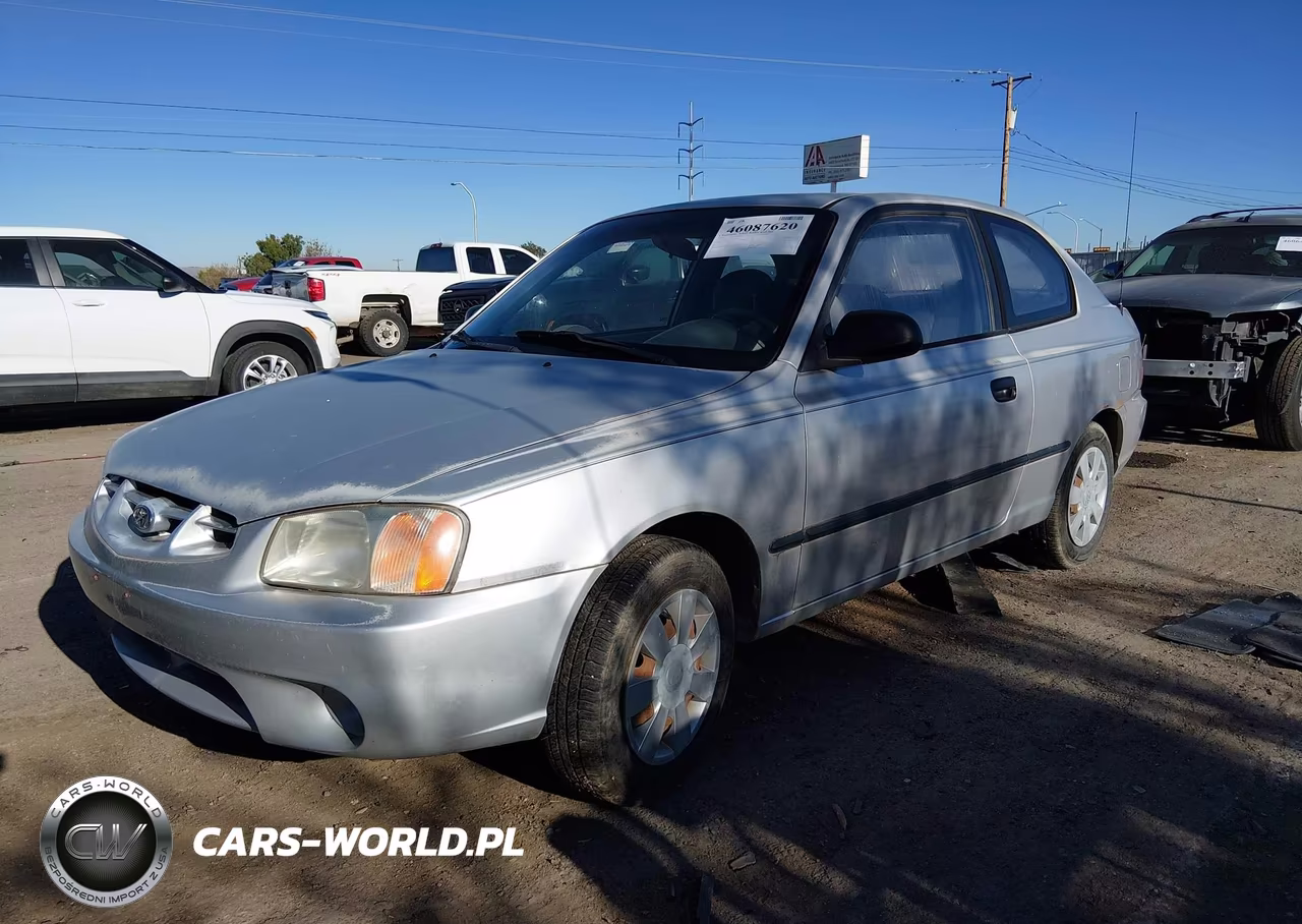 2002 Hyundai Accent L VIN:KMHCF35G52U177377 - 2