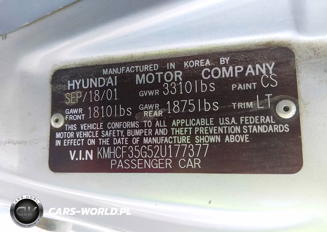 2002 Hyundai Accent L VIN:KMHCF35G52U177377 - 9