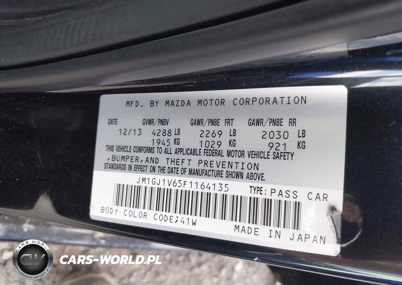 2015 Mazda Mazda6 I Touring VIN:JM1GJ1V65F1164135 - 9