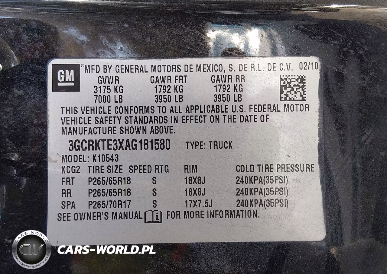 2010 Chevrolet Silverado 1500 Ltz VIN:3GCRKTE3XAG181580 - 9