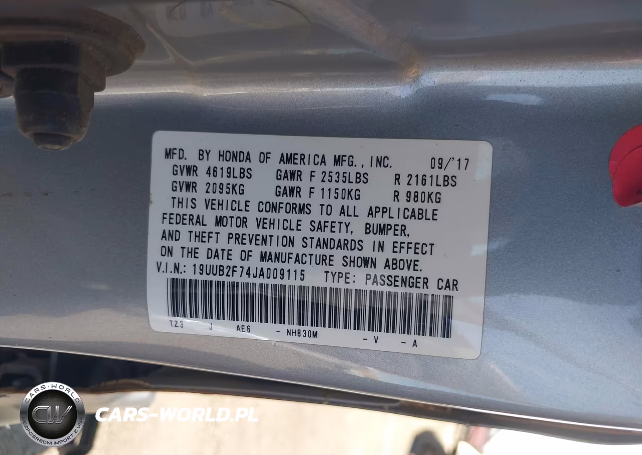 2018 Acura Tlx Advance Pkg VIN:19UUB2F74JA009115 - 9